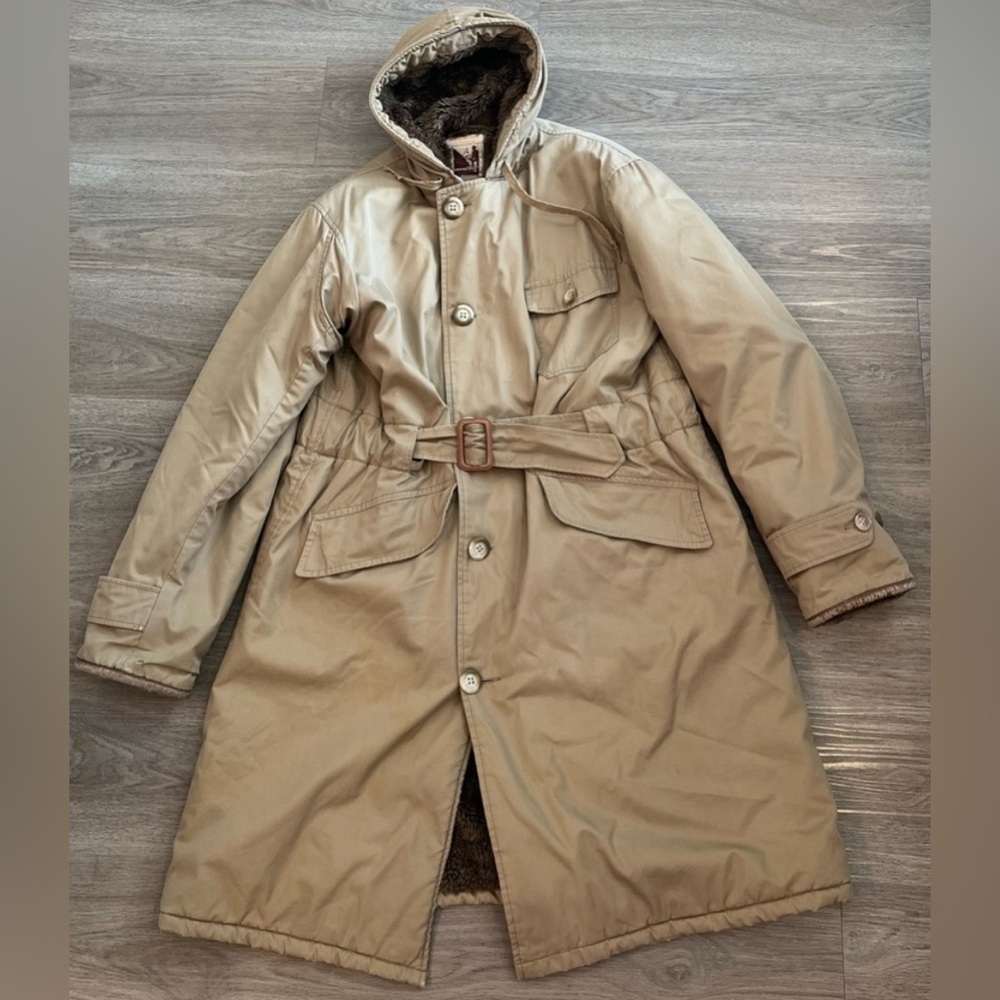 Grenfell x Brooks Brothers boa lined deck coat parka - Picture 1 of 16